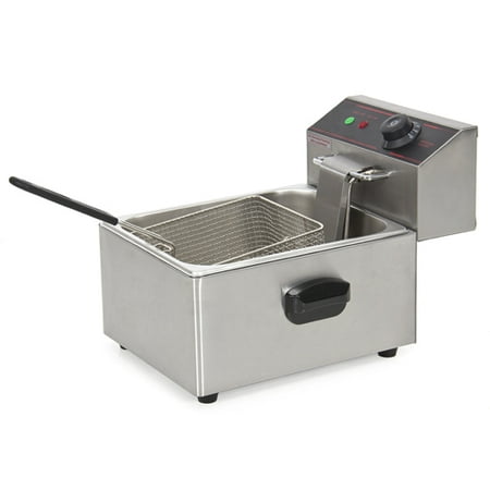 Best Choice Products 2500W Electric Deep Fryer with Control Switch, Removable Tank, Basket, Lid, Residue (Best Choice Products Customer Service)