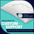 thumbnail image 3 of EnerPlex Memory Foam Firm Pillow w/Removable Washable Cover, King, 2 Pack, 3 of 9