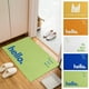 thumbnail image 1 of Felpudo de puerta de entrada | Alfombra de entrada interior y exterior | Alfombra de lazo de seda antideslizante | Diseño de patrones elegantes | Resistente a las manchas | Fácil de limpiar, 1 of 8