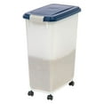 thumbnail image 1 of IRIS USA 47 Quart Airtight Pet Food Container Navy 1 Pack, 1 of 6