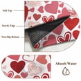 thumbnail image 6 of 5'x8' Area Rugs, Red Pink Valentines Indoor Outdoor Area Rug for Living Room Bedroom, Love Heart Pink Red Washable Bathroom Rugs Kitchen Floor Carpet Mats Home Decor Aesthetic, 6 of 8