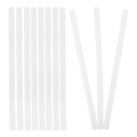 Masteelf  18 Pcs Hot Melt Adhesive Glue Sticks for School Transparent