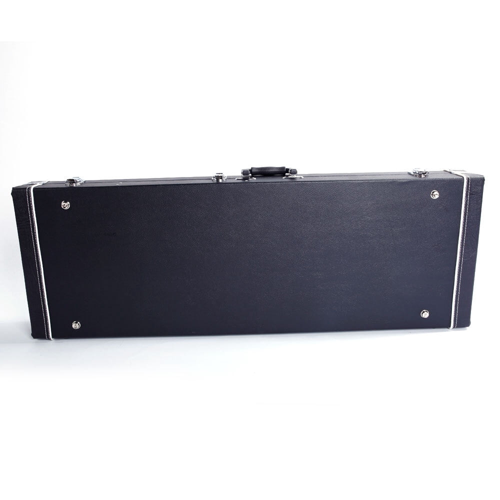 IVV Electric Guitar Square Hard Case High-Grade Guitar Case Flat Surface, Black