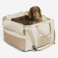 thumbnail image 1 of Asiento de coche para perros FUNNY FUZZY, impermeable, beige, hasta 16 kg, 1 of 9