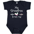 thumbnail image 3 of Inktastic My Grandma Loves Me Heart Grandchild Boys or Girls Baby Bodysuit, 3 of 5
