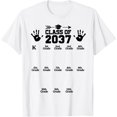 thumbnail image 1 of Class of 2037 T-Shirt Pré-K 12e Année - Blanc - S, 1 of 2