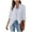 White, variant on JULMCOMO Lightweight Duster Top 3/4 Sleeve Light Weight Cardigan Women Open Front Shrug Cardigan Solid Color Dressy Casual Soft Floral Cardigan