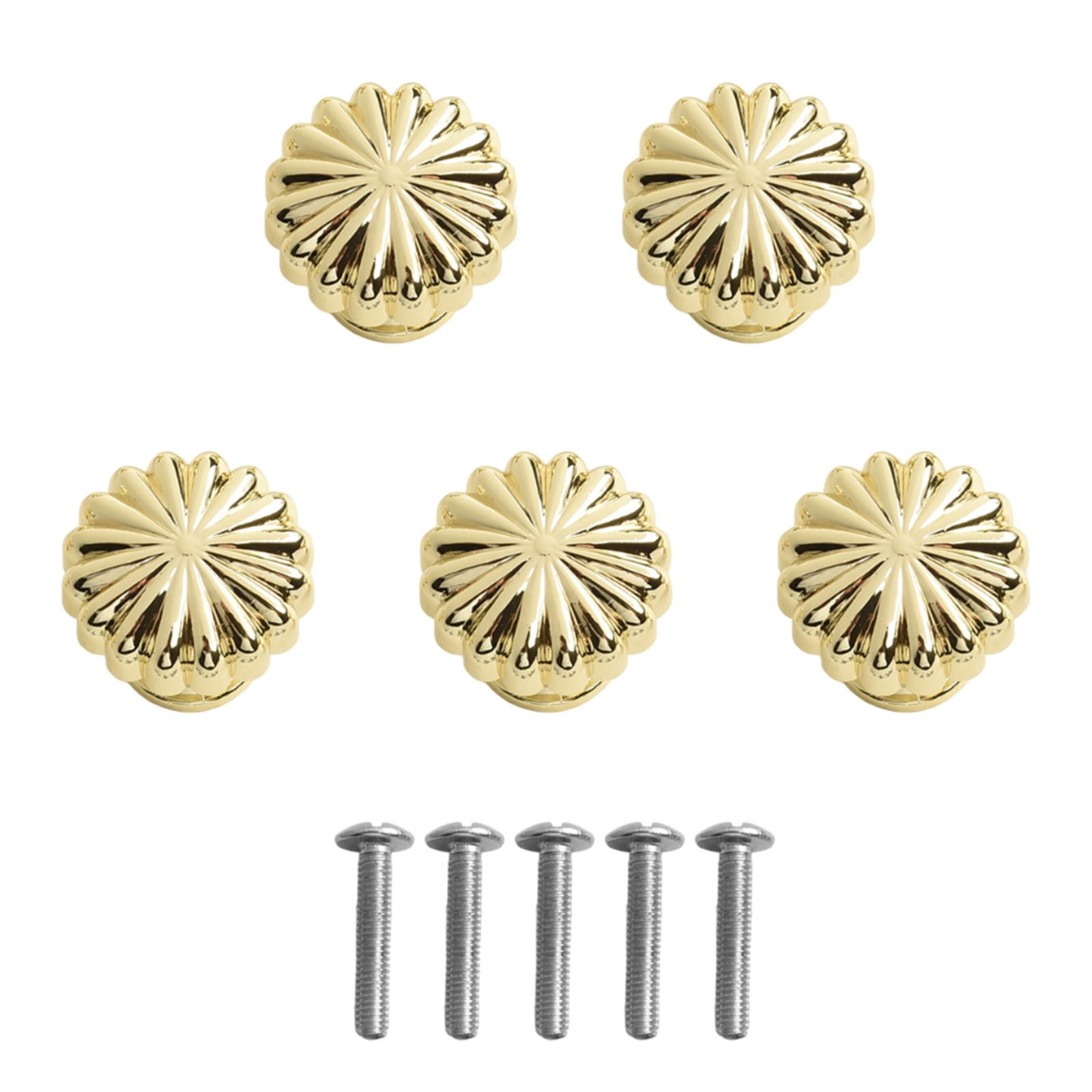 5pc Zinc Alloy Door Handle Knobs Kitchen Cupboard Wardrobe Cabinet Pull