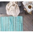 thumbnail image 4 of Design Imports Tapis de Chiffon Multi Aqua 50X80Cm, 4 of 9