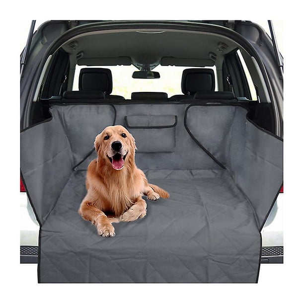 Alfombrilla para maletero para perros, antideslizante, impermeable, resistente a las arrugas, a los arañazos y a los desgarros, lavable, universal para coches, TR GRIS 132 x 99 x 4