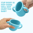thumbnail image 3 of Sili Monster Spill-Proof Silicone Sippy Cup for Babies Unisex 6+ Months - 1 Pack, Breeze Blue, 3 of 4