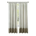 thumbnail image 2 of Achim Callie Cuff Tab Top Window Curtain Panel - 52x63 - Taupe/Silver, 2 of 4