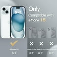 thumbnail image 2 of JETech Slim Case for iPhone 15 6.1-Inch with Camera Lens Full Cover Protection, Ultra-Thin Lightweight Matte Finish Minimalist Protective Phone Cover (Blue), 2 of 6