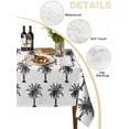 thumbnail image 2 of Palm Tree Table Cloth, Waterproof Tablecloth for Rectangle Tables, Farmhouse Summer Botanical Green Tropical Plants Reusable Washable Fabric Table Cover for Restaurant Kitchen Dining Tables 54"x108", 2 of 9
