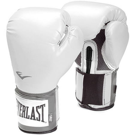 Everlast Pro Style Boxing Gloves, 12oz, White