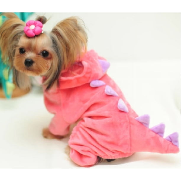 Ropa elástica para perros de Halloween, disfraz de dinosaurio transformable, terciopelo de cristal, ropa informal para perros pequeños y medianos