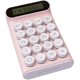 thumbnail image 1 of Calculadora de interruptor mecánico, portátil para oficina diaria y básica, pantalla LCD grande de 10 dígitos (rosa) Hy, 1 of 5