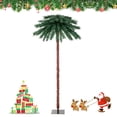 thumbnail image 1 of Costway Palmera navideña tropical artificial preiluminada de 180 cm con 210 luces multicolores, 1 of 4