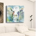 thumbnail image 3 of 40" Watercolor Cow Canvas Wall Art, 3 of 3