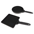 thumbnail image 1 of 2 Piezas Pequeña Sartén Desmontable Portátil De Hierro Para Sartenes + Estuche De Transporte Parrilla De Libre, 1 of 8