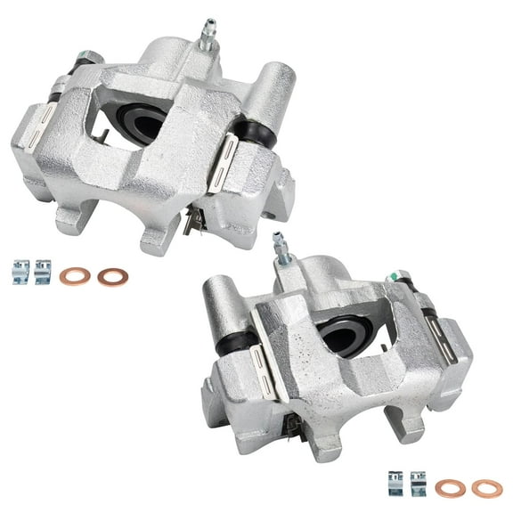TRQ Rear Brake Caliper Set Compatible with 2001-2003 Toyota Highlander