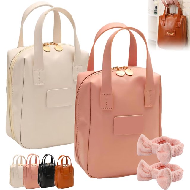 Lijiali Premium Bolsa de maquillaje, Bolsa de maquillaje Eretinputc, Bolsa de maquillaje premium, 2024 Nueva bolsa de maquillaje premium Lijiali, Bolsa de aseo multicapa Eretinputc impermeable de gran