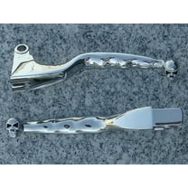 Yamaha V-Star 650 1100 Classic Silverado CHROME SKULL FRONT BRAKE CLUTCH LEVERS