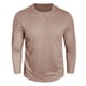 thumbnail image 2 of pstuiky camisas de manga larga para hombre, Sudadera informal deportiva de manga larga y cuello redondo para hombre top de hombre l, 2 of 8