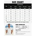 thumbnail image 7 of COOFANDY Men's Cuban Guayabera Short Sleeve Button Down Shirt - Casual Summer Beach Linen Shirts, 7 of 7