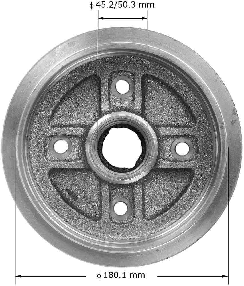 Bendix PDR0460 Premium Brake Drum