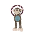 thumbnail image 2 of Calming Duck Dog Toy with Quacking Sound Monkey Lion Elephant Design Stress Relieve Teeth-grinding Interactive Dog Toy, 2 of 8