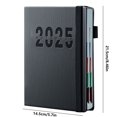 thumbnail image 3 of WIZUTIZ 2025 Weekly Planner Notebook Hardcover 2025 Calendar Planner With Monthly Tab 80gsm Thick Paper Daily Planner 365-day Office Plan First Home Must Haves Easy to Dry Reduced Price, 3 of 5