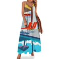 thumbnail image 1 of Vestido sin mangas de piscina de mediados de siglo Vestido de mujer elegante y chic vestidos de noche de boda vestidos de fiesta mujer Vestido de mujer, 1 of 7