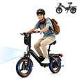 thumbnail image 5 of Bodywel Folding Electric Bike for Adults and Teens, 14" Ebike with 360 Wh Battery, 15~20 Miles Range, Foldable Electric Bicycle for Commuter, UL2849, 5 of 11