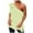 Yellow, variant on cfhntfmh Going out Tops for Women Summer Fashion One-Shoulder Knot Sleeveless Tunic T-Shirts Casual Pleated Tank Shirts