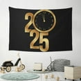 thumbnail image 6 of Easygdp 2025 Happy New Year Tapestry Wall Hanging, Wall Tapestries for Bedroom Aesthetic Living Room Office Decor 60x40in, 6 of 8