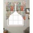 thumbnail image 2 of Elegant Spring Floral Swag Valances for Windows, Summer Botanical Farmhouse Rod Pocket Sheer Valances for Large Windows, Swag Toppers Light Filtering for Kitchen Living Room 2 Panels 36''x45'', 2 of 6