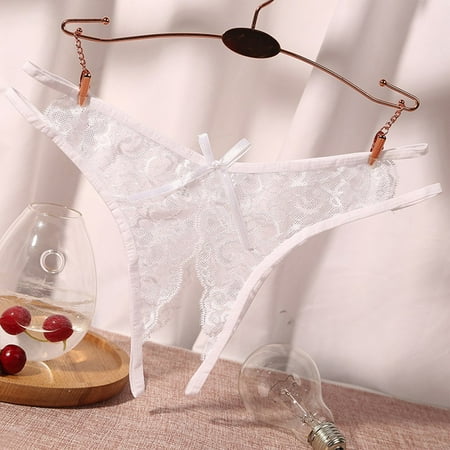 

Women s Sexy Crotchless Lace Panty Open Crotch Stretch Briefs Knickers Underwear