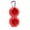 422#Red, variant on 2 Pieces Silicone Golf Ball Carrier Holder, Anti-Collision Soft Protective Pouch, Easy Clip On Carabiner Golf Ball Storage Case for Outdoor Golf Sports Field Portable Carrying