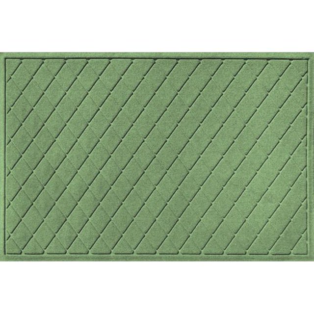 20377530035 Natte de Garde d'Eau Argyle en Vert Clair - 3 Pi x 5 Pi