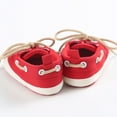 thumbnail image 3 of Baby Boys Girl Newborn Shoes Kids Denim Soft Sole First Walkers Toddler Infant Anti-Slip Prewalker Sneaker Shoes, 3 of 6