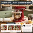 thumbnail image 2 of Revestimiento de silicona para bowl Bellluxe para batidora KitchenAid de 5 qt, 2 of 8