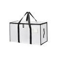 thumbnail image 2 of TerraHaven Heavy Duty Storage Tote Bag - Extra Large with Reinforced Handles & Double-Zipper Closure - Waterproof, Collapsible Organizer for Clothes, Toys & Moving, 27.1x14.9x13.7in, 2 of 6