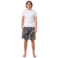 thumbnail image 3 of DC Comics Men's Batman Bat Symbol Allover Print Lounge Sleep Pajama Shorts, 3 of 6