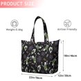 thumbnail image 4 of Halloween Skeleton Ghost Pattern Travel Tote Bags for Women Carry On,Large Weekender Bags for Women Travel,Multi Functional Duffle Bag for Work,Shopping,Sports, 4 of 5