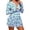 *4-Blue,Light Blue,White,Green, variant on VBVC Women's Long Sleeve Zip Front Swim Dress , Tropical Ruffle One Piece Swimsuit For Women , Ladies' Full Coverage Rash Guard with Built-In Bra Pads,Black,S-2XL