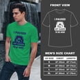 thumbnail image 4 of Greenyef Graphics I Paused My Game to Be Here Gamer Gift Funny Tee Men's T-Shirt Style-39 (Antique Irish & Navy Blue, X-Large), 4 of 6