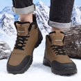 thumbnail image 6 of Willtoo Mens Winter Ankle Boots Warm Waterproof Lace Up Booties Non Slip Rugged Outdoor Hiking Shoes for Daily Outdoor Activities, 6 of 6