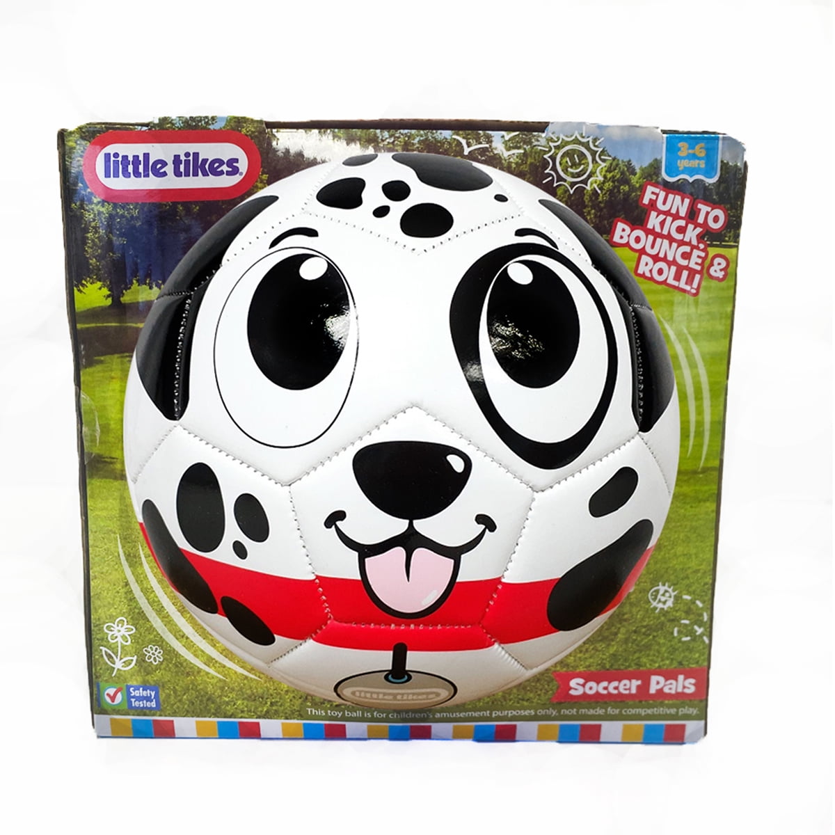 Little Tikes Soccer Pal Dalmatian Soccer Ball Toy for Kids, Active Indoor and Outdoor Play, Ages 3+