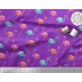 thumbnail image 3 of Soimoi Velvet Fabric Flamingo Bird Print Fabric by The Yard 58 Inch Wide, 3 of 3